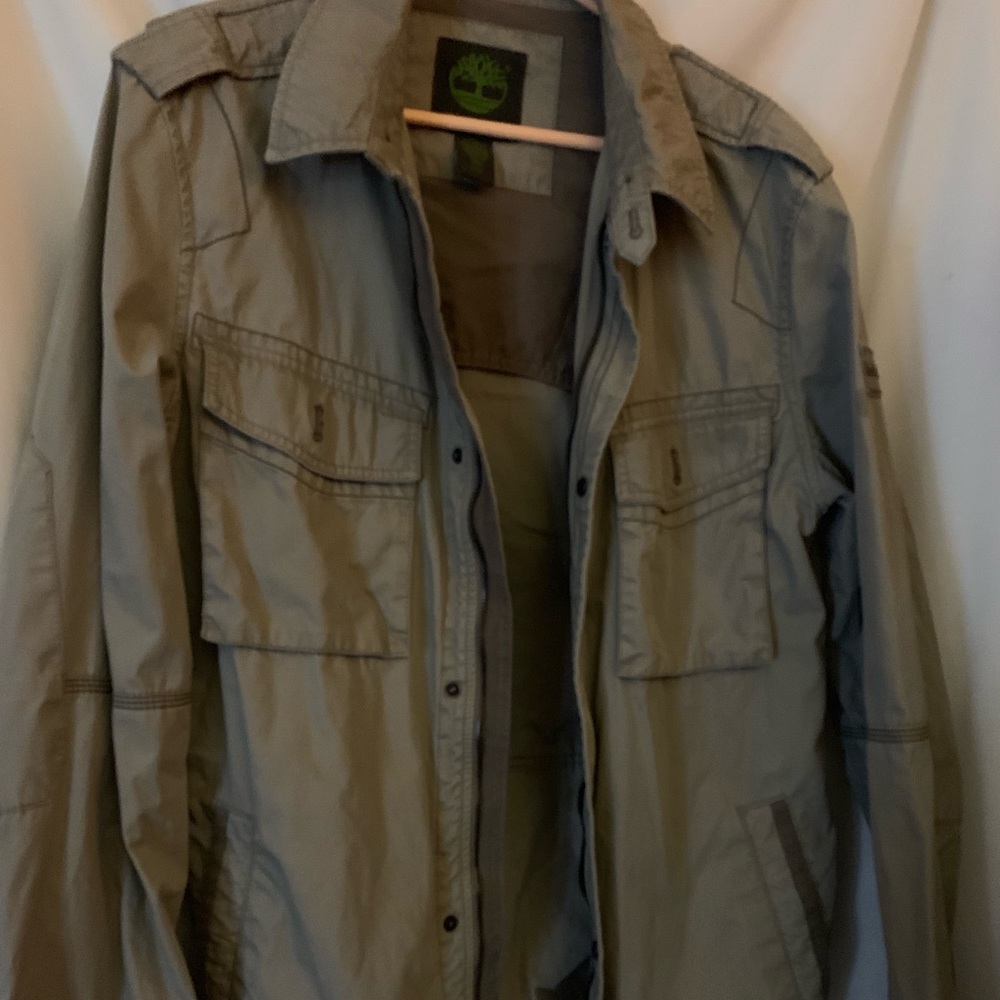 Timberland Men’s Tan Safari Jacket Size Med